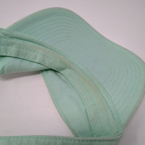 San Diego Strapback Visor Hat Green One Size Adjustable River Beach - Picture 7 of 8